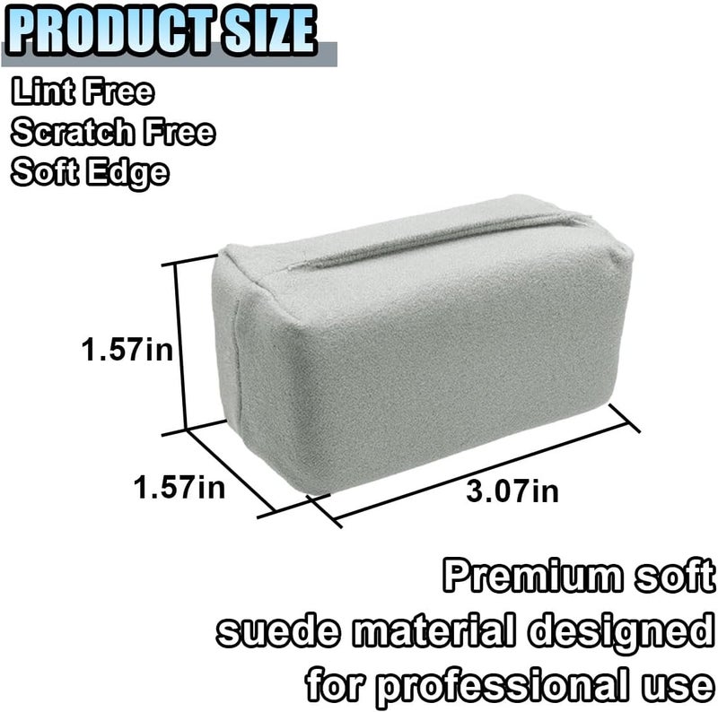 LHDOS Suede Microfiber Applicator Pad, Ceramic Coating Sponge Pad, Multi-Purpose Car Detailing Sponge Applicator for Applying Wax, Sealants, Ceramic Spray Coating and Other Conditioners (2PCS) - Image 2
